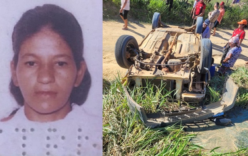 Mulher morre em acidente de carro no distrito de Itupeva em Medeiros Neto