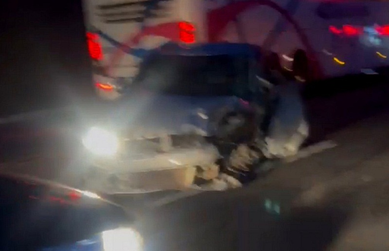 Embriagado motorista provoca colisão frontal na BR-101, deixando seis feridos