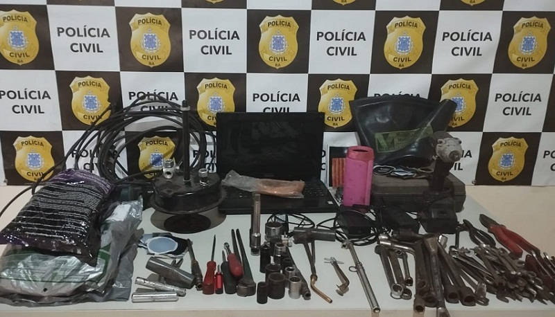 Políciais Civis de Nova Viçosa e Caravelas prendem em flagrante arrombador fugitivo do Sistema Prisional do Espírito Santo