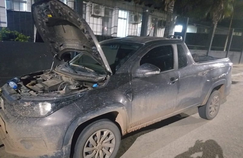 Polícia Militar recupera veículo com sinais de adulteração na BR-101 próximo a Café Norte em Itamaraju