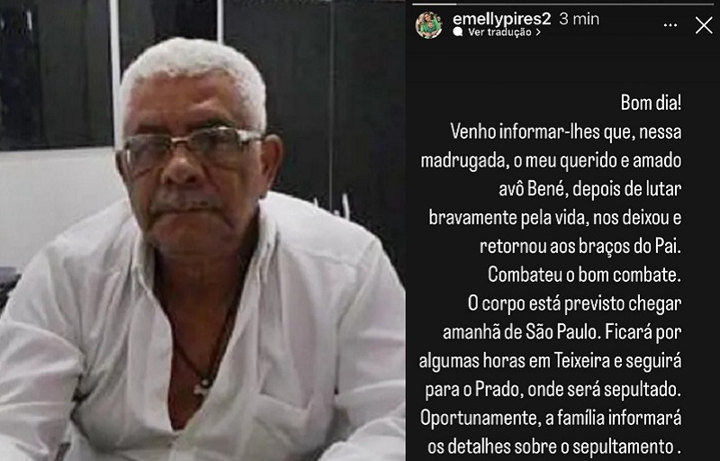 Morre em São Paulo o tabelião teixeirense 